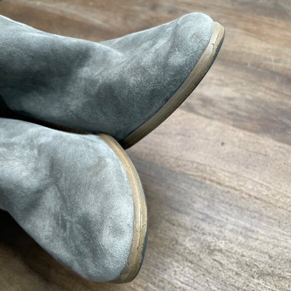 Vince Camuto Ankle Boots Bootie Women's size 9 Gray Heel Leather - Picture 7 of 10